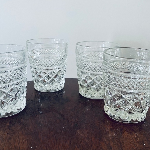 Set of 4 Anchor Hocking Old Fashioned Glasses, Vintage Drinkware, Anchor hocking - Picture 1 of 8